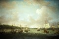 Dominic Serres l’Ancien La Prise de La Havane 1762 Atterrissage Canons et magasins Batailles navales